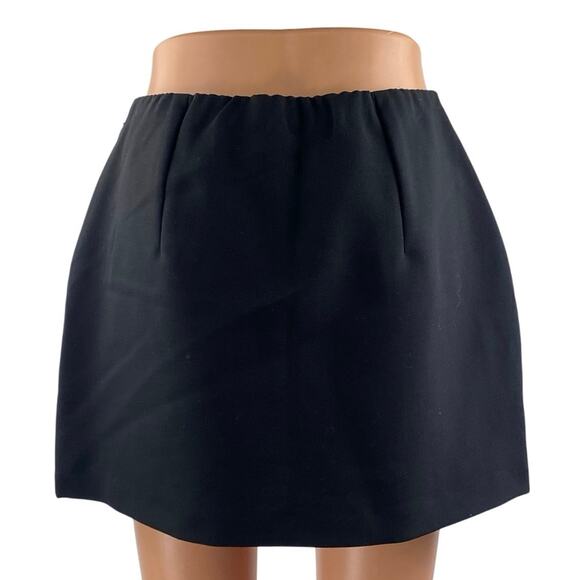 Abercrombie & Fitch The A&F Scarlet Black High Waisted A Line Mini Skirt Size S - Picture 3 of 4